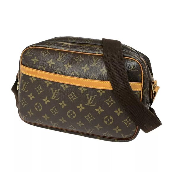 LOUIS VUITTON Reporter PM Crossbody Shoulder Bag Monogram Leather - Picture 1 of 16